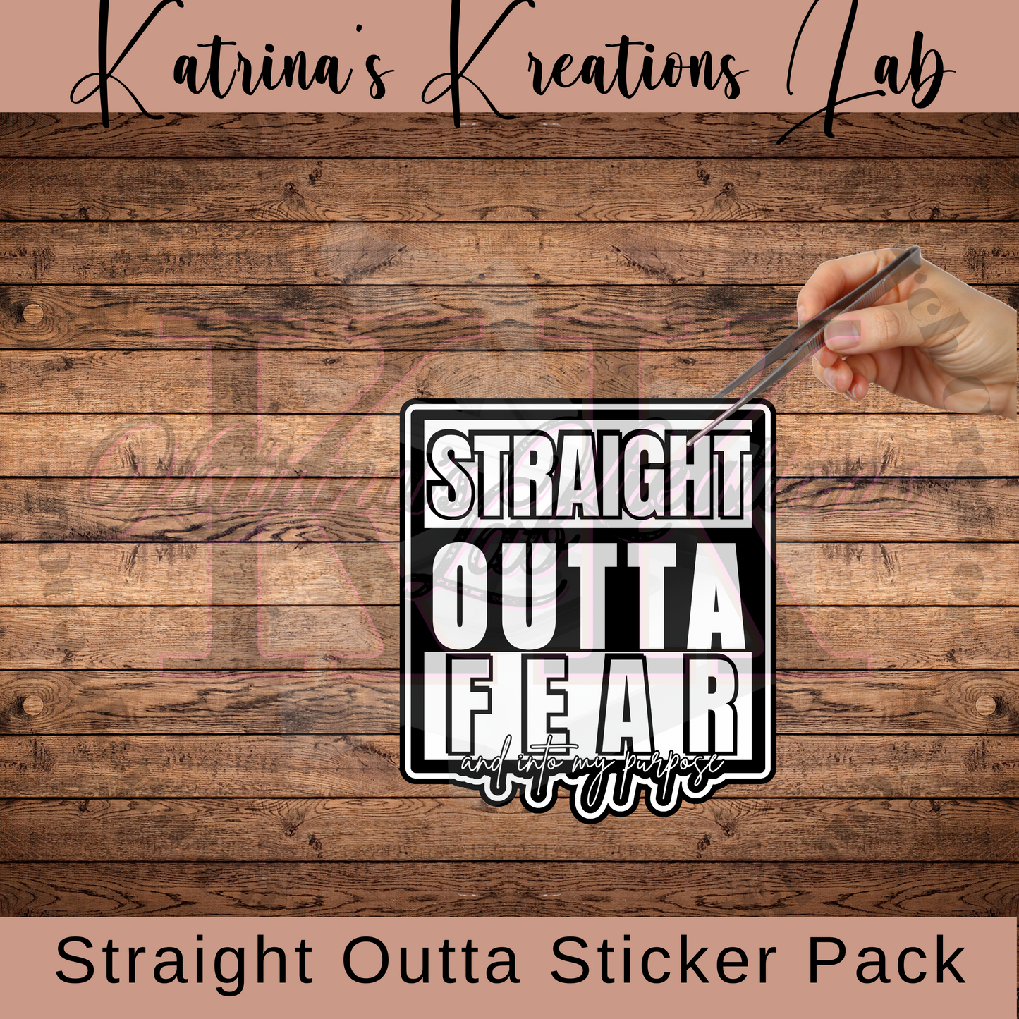 Straight Outta Sticker Pack - Stickers 001