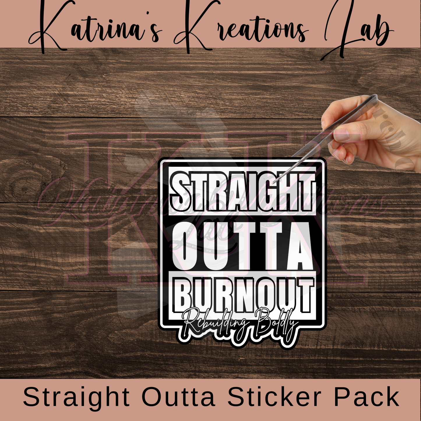 Straight Outta Sticker Pack - Stickers 001