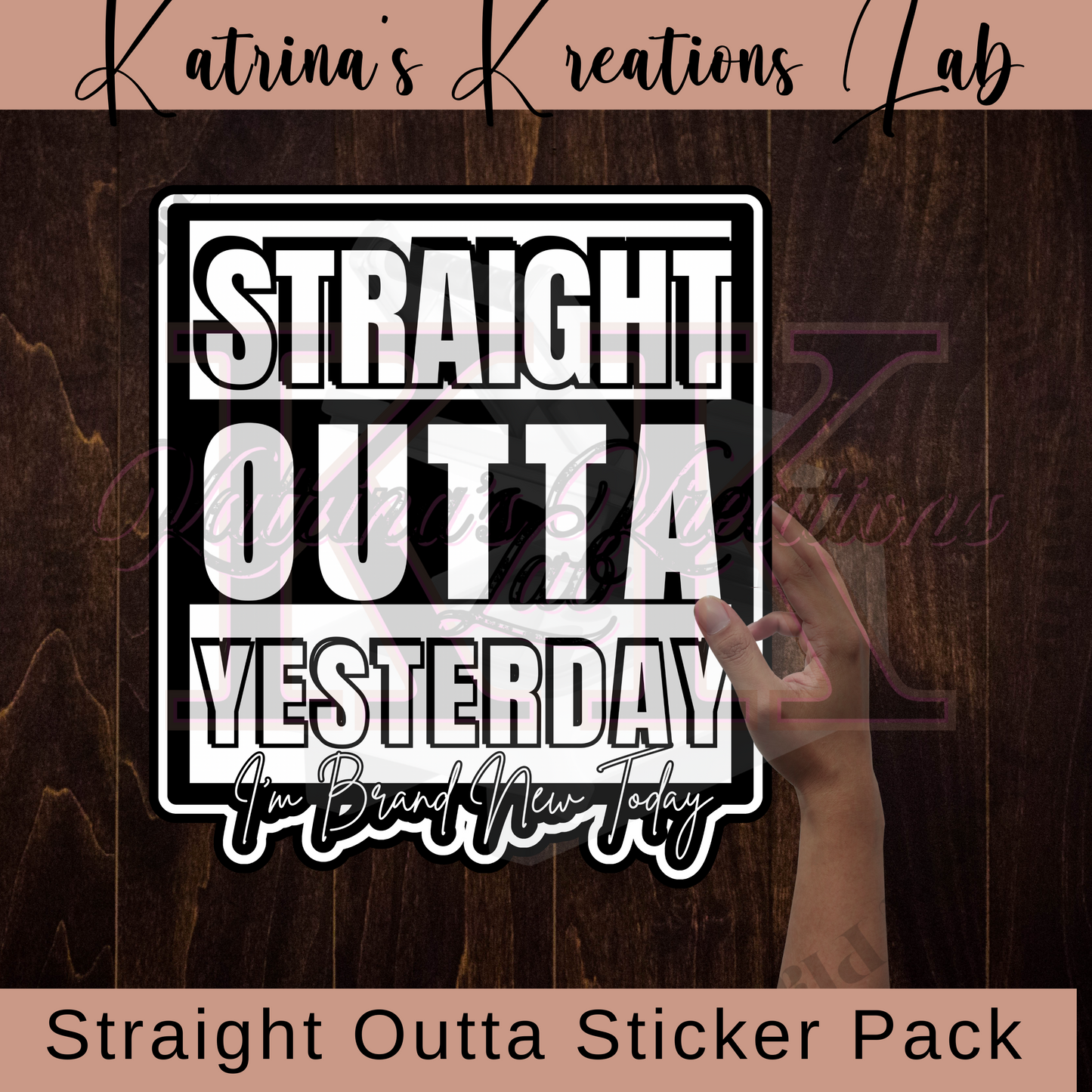 Straight Outta Sticker Pack - Stickers 001
