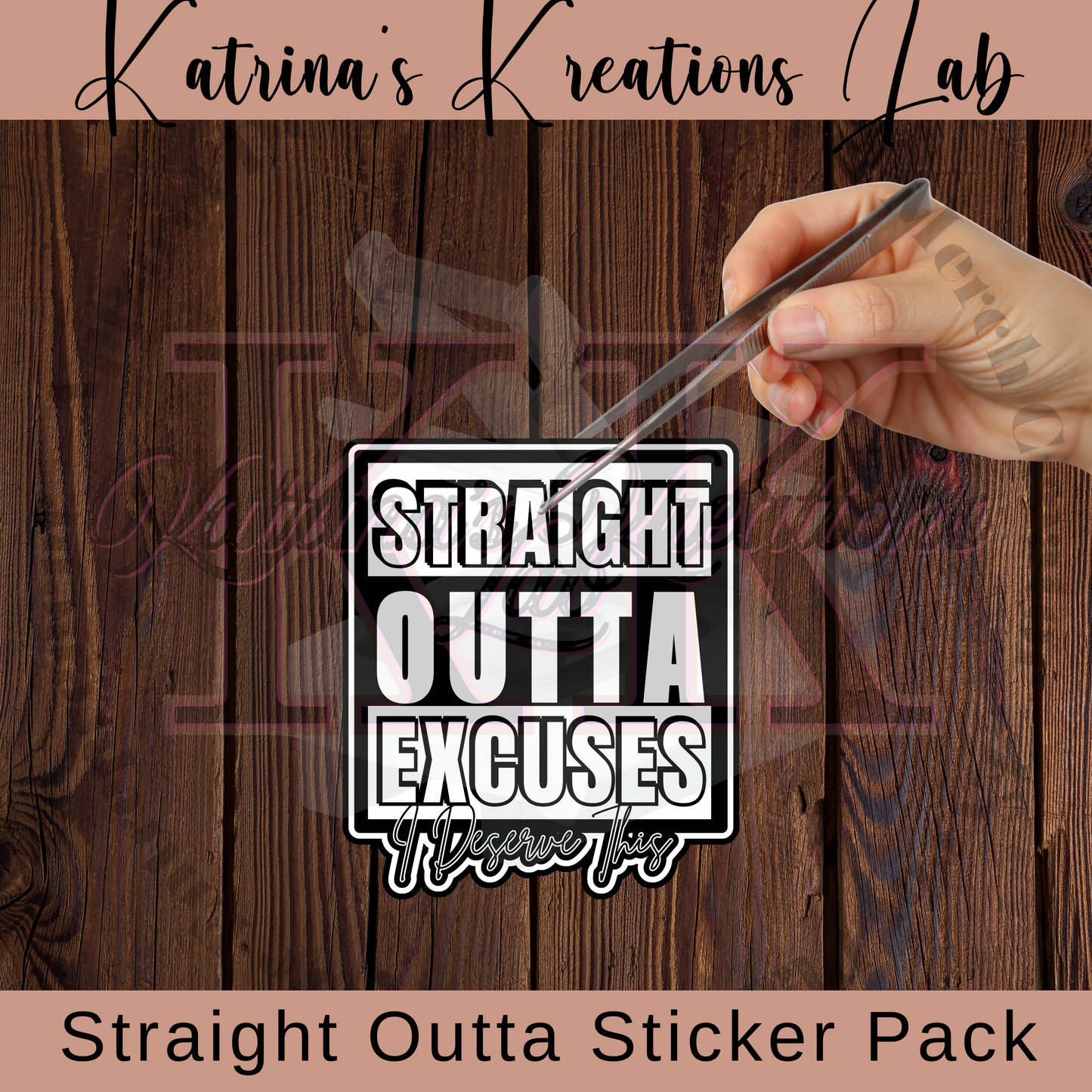 Straight Outta Sticker Pack - Stickers 001