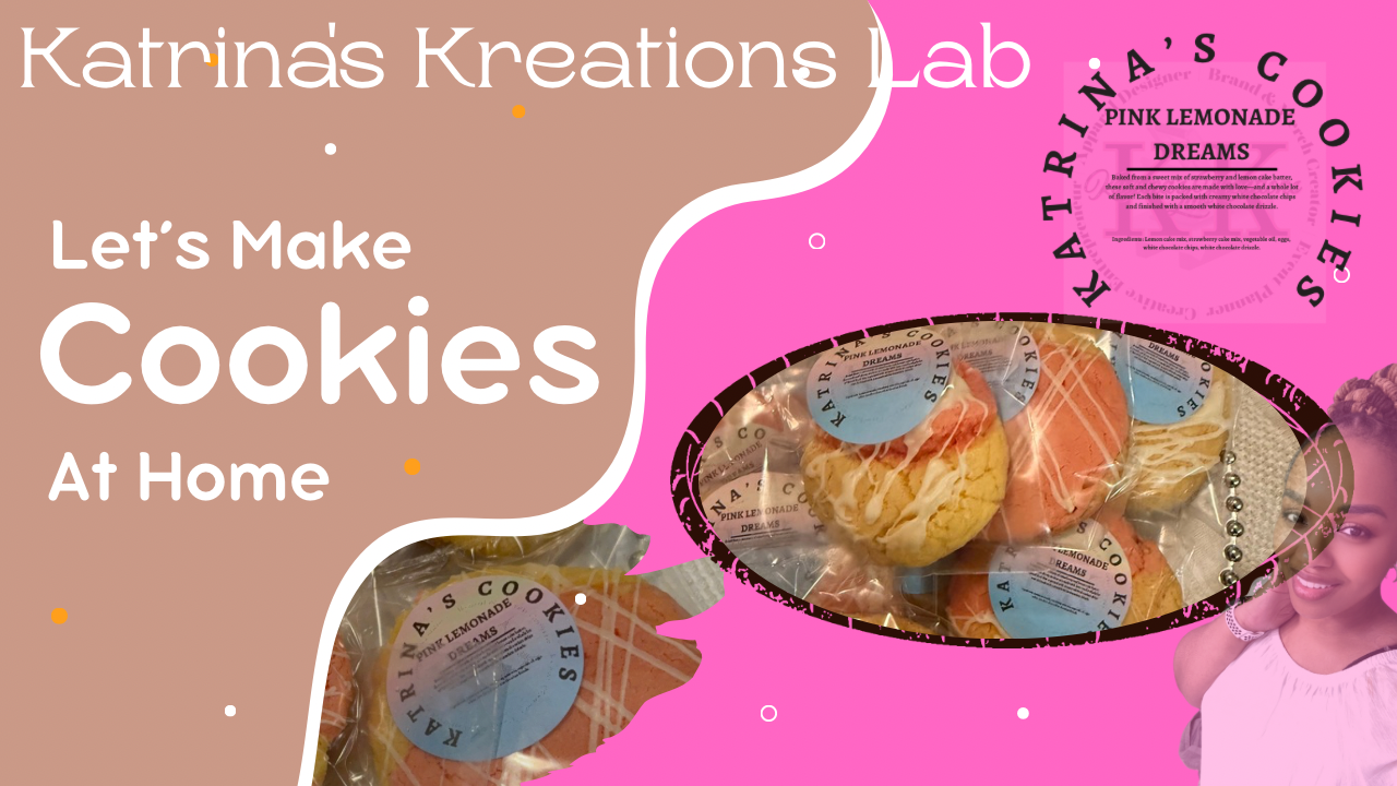 🍋 Pink Lemonade Dream Cookies (Dozen) – $25