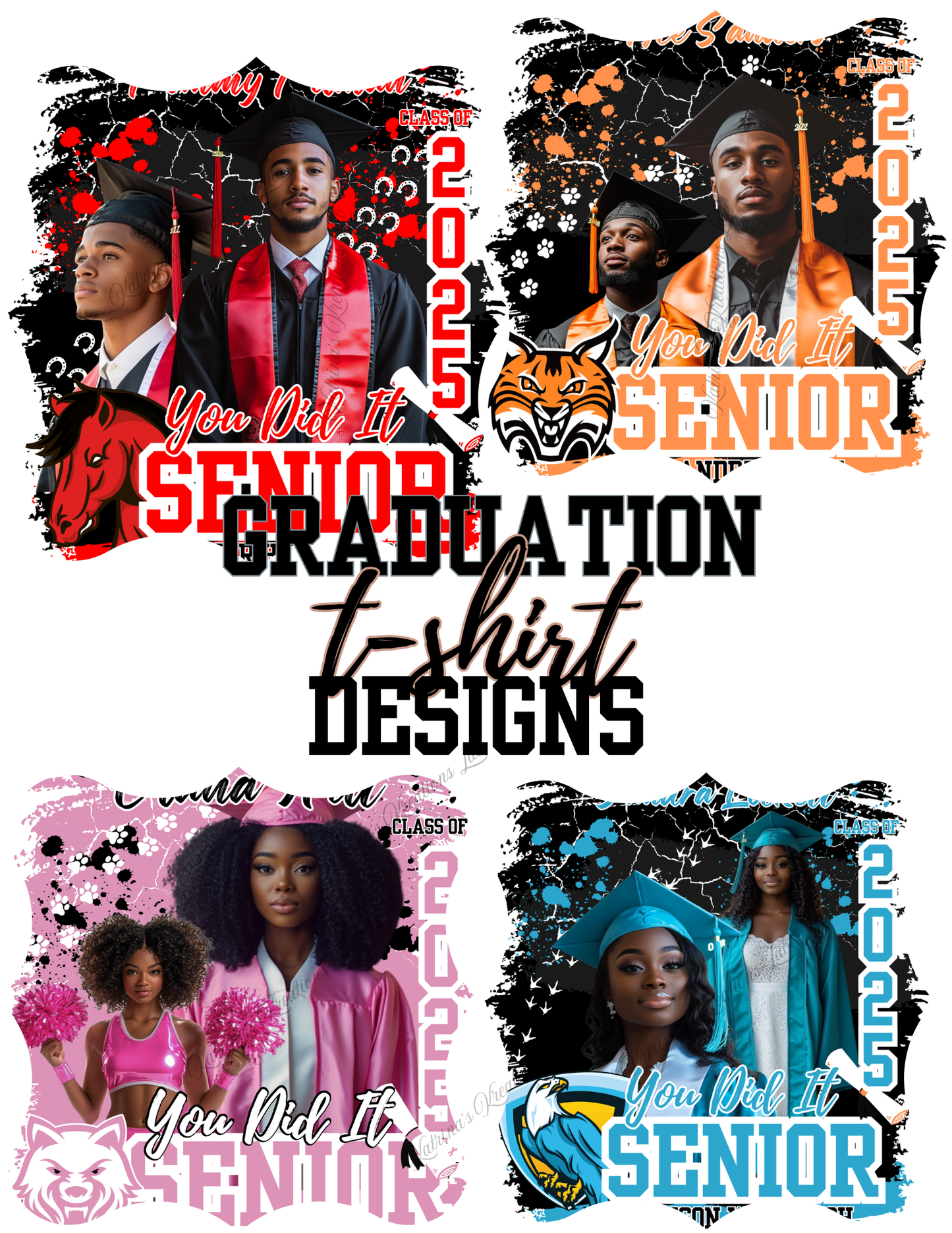 GRADUATION T-SHIRT DESIGN BUNDLE
