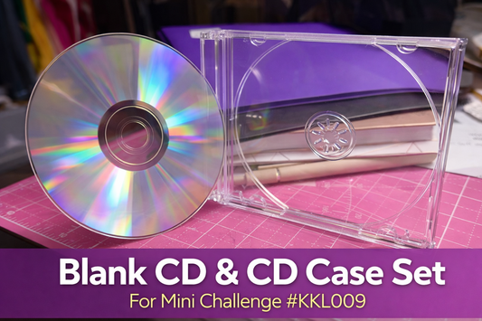Blank CD & CD Case Set | March 2026 Mini Challenge #KKL008 | Katrina’s Kreations Lab