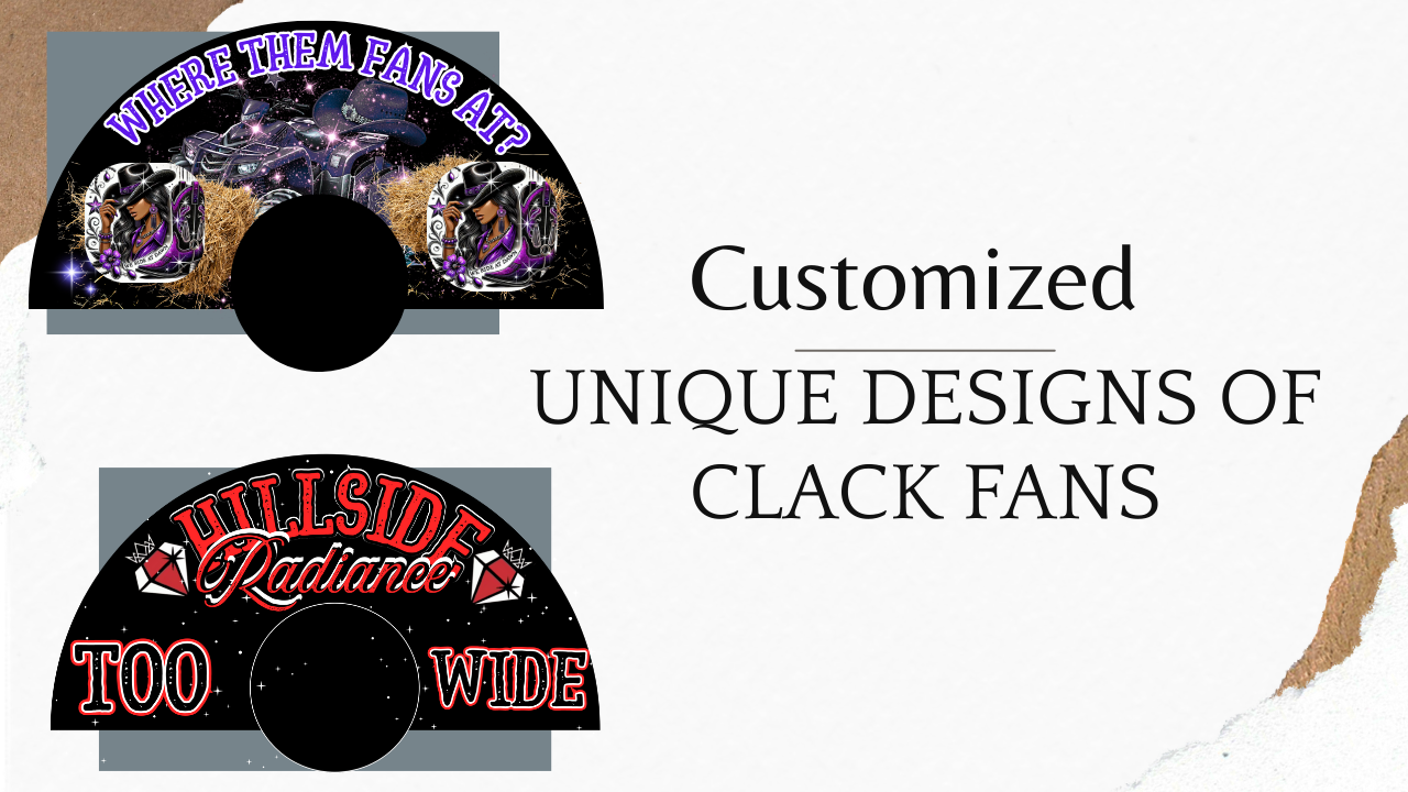 Custom Clack Fans – Personalized 26" x 18" Hand Fans for Any Occasion | Katrina’s Kreations Lab