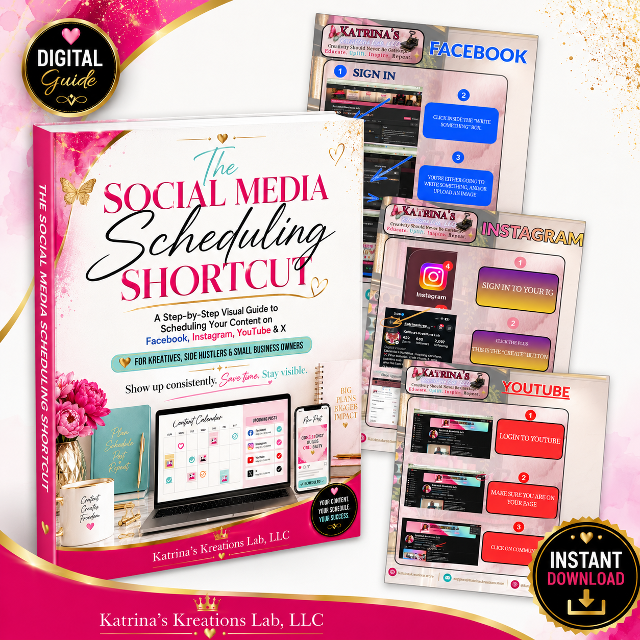 The Social Media Scheduling Shortcut | Step-by-Step Guide for Facebook, Instagram, YouTube & X