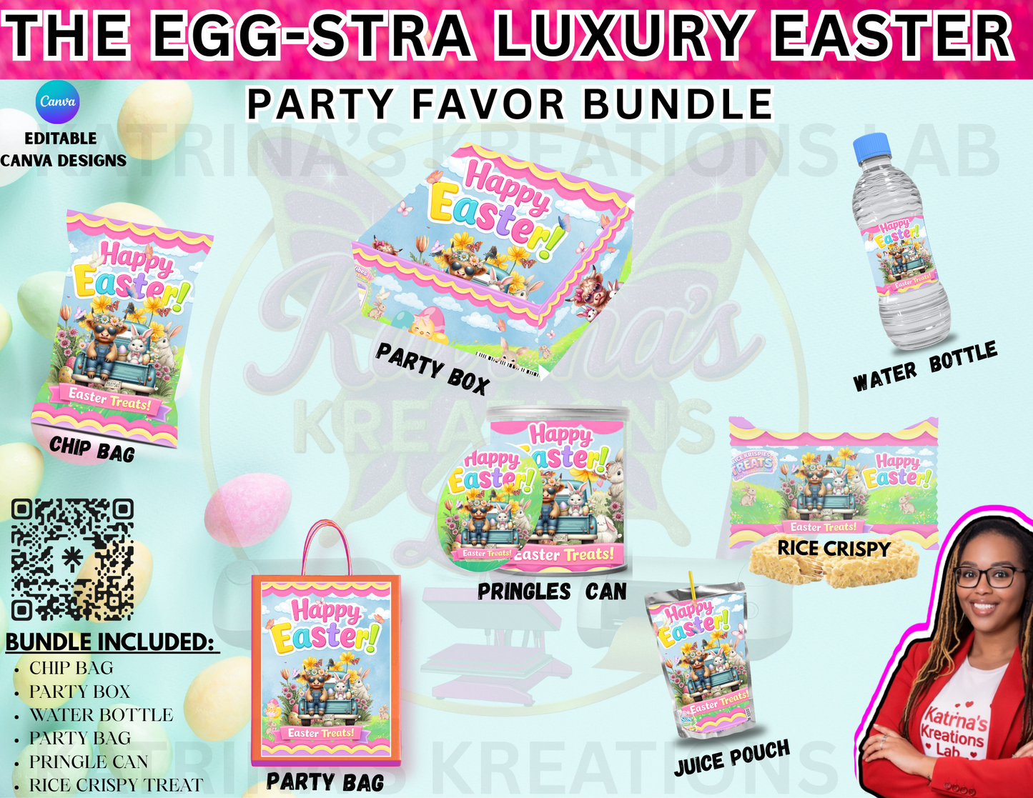 The Egg-stra Luxury Easter Party Favor Bundle