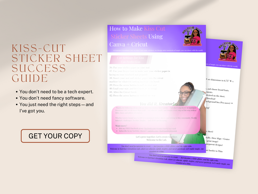 KISS-CUT STICKER SHEET SUCCESS GUIDE