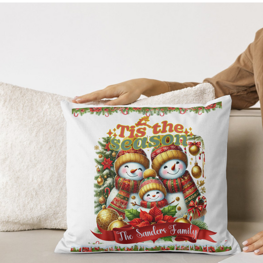 Editable Sublimation Christmas Pillowcase Design | PNG Download for Crafters